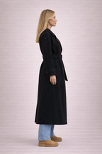 Livia Dames Trenchcoat – Lange Trenchcoat Met Epauletten