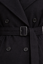 Livia Dames Trenchcoat – Lange Trenchcoat Met Epauletten