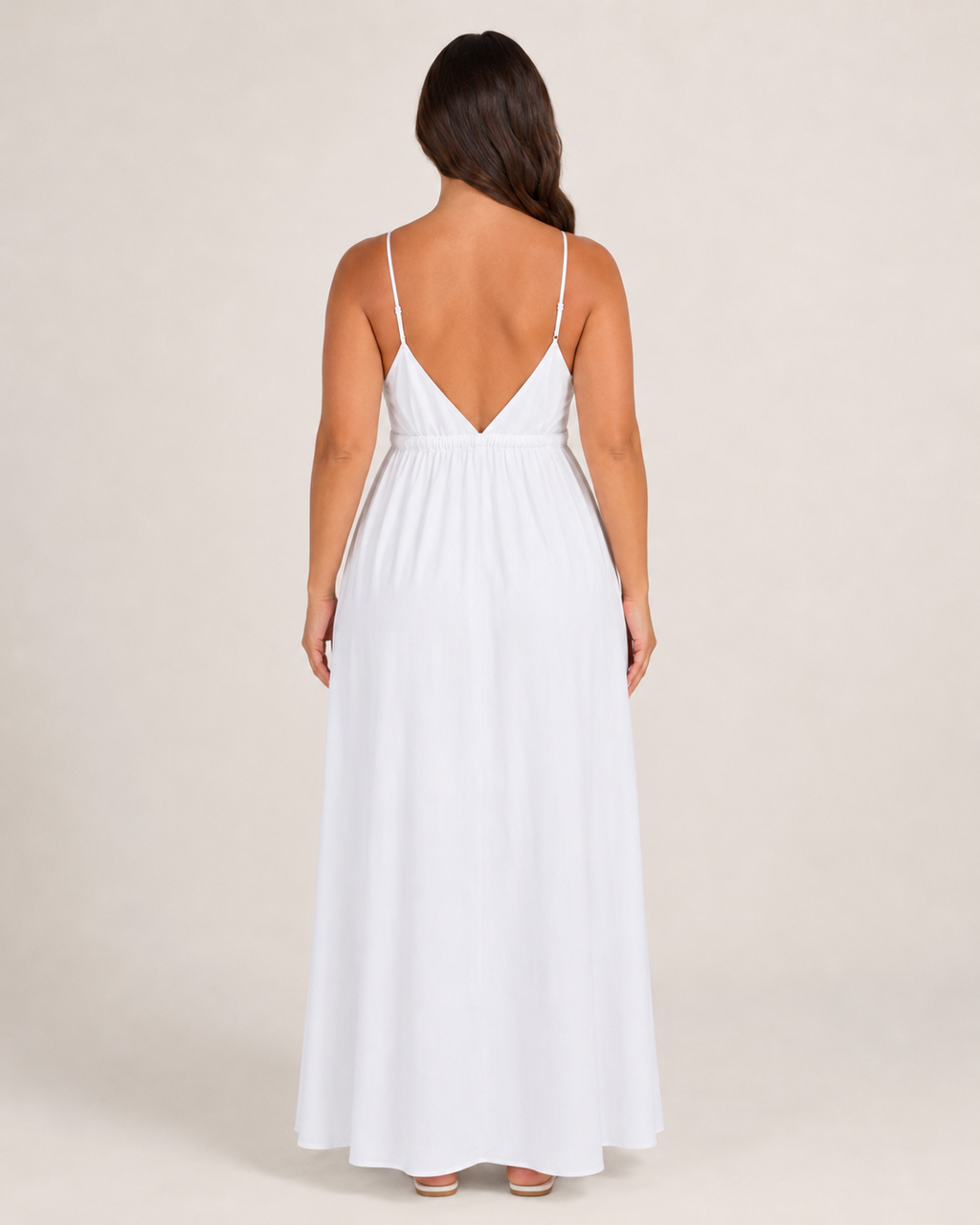 Isolde - Mouwloze Dames Midi-jurk Met Losvallende Taille