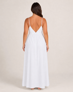 Isolde - Mouwloze Dames Midi-jurk Met Losvallende Taille