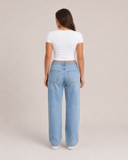 Ivara - Slim Fit Dames T-shirt Met U-hals