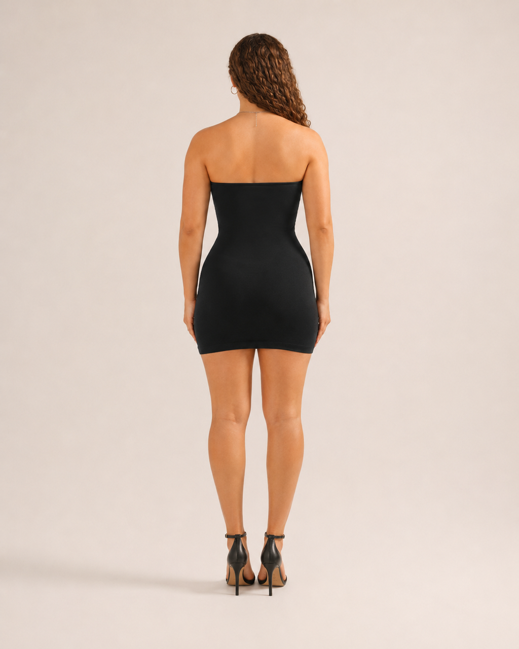 Imara - Strapless Mini-jurk Met Split Aan De Voorkant