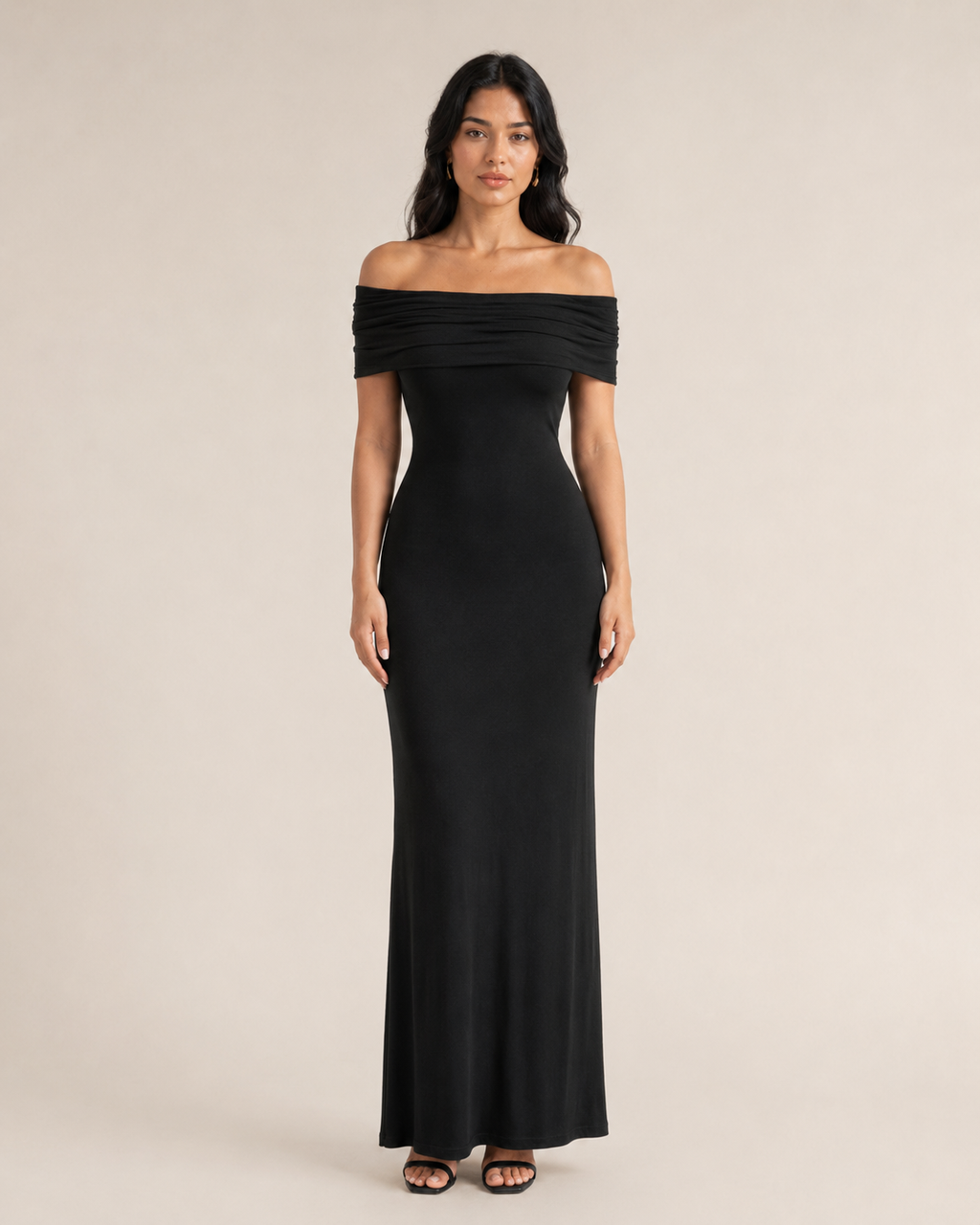 Isella - Strapless Maxi-jurk Met Nauwsluitend Silhouet