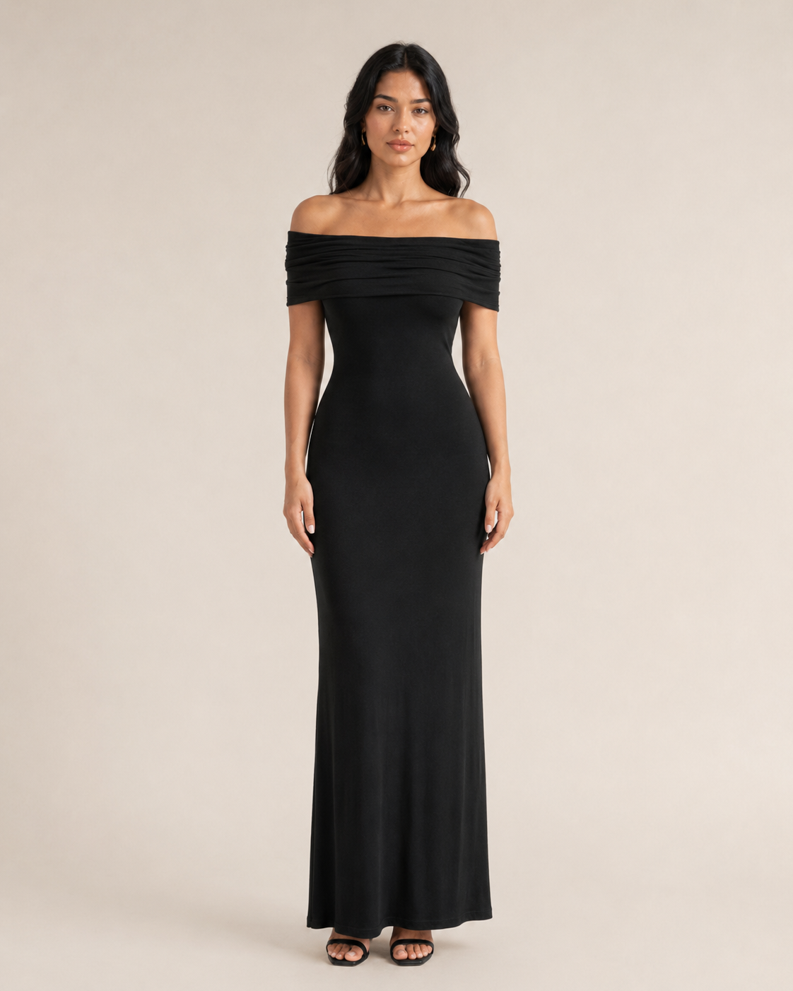 Isella - Strapless Maxi-jurk Met Nauwsluitend Silhouet
