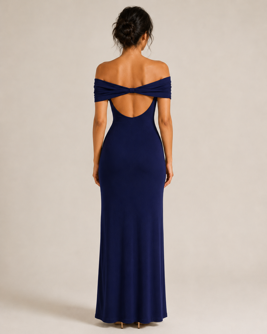 Isella - Strapless Maxi-jurk Met Nauwsluitend Silhouet