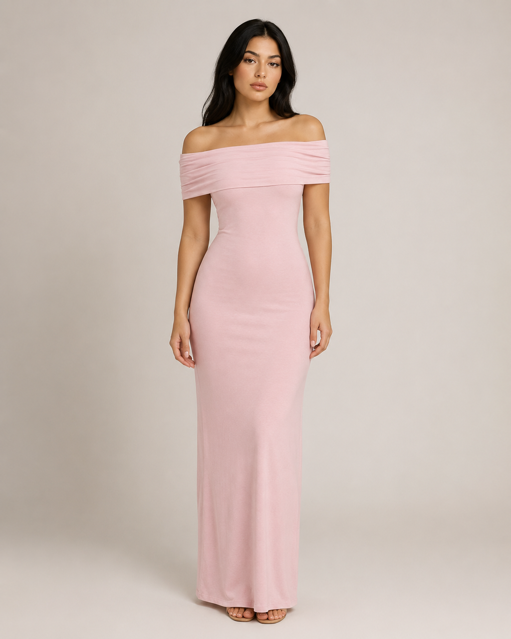 Isella - Strapless Maxi-jurk Met Nauwsluitend Silhouet