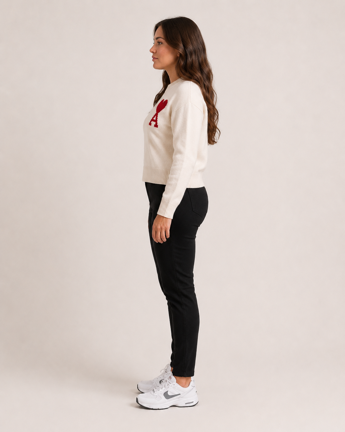 Jovelle - Oversized Trui Met Hart-En-Letterdetail