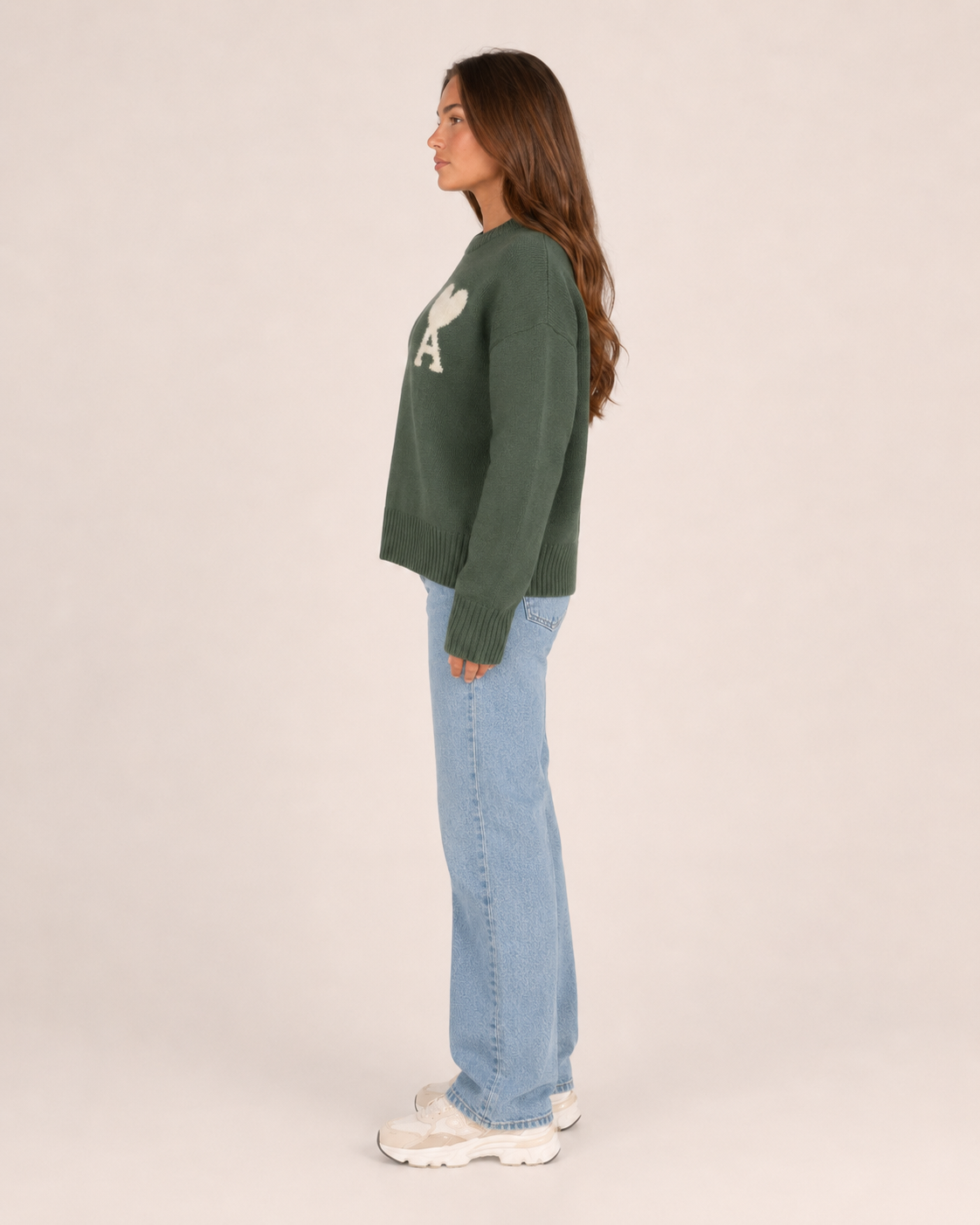 Jovelle - Oversized Trui Met Hart-En-Letterdetail
