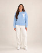 Jovelle - Oversized Trui Met Hart-En-Letterdetail