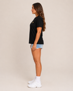 Julina - Basic T-shirt Met Hartdetail En Ronde Hals