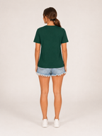 Julina - Basic T-shirt Met Hartdetail En Ronde Hals