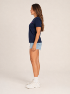 Julina - Basic T-shirt Met Hartdetail En Ronde Hals