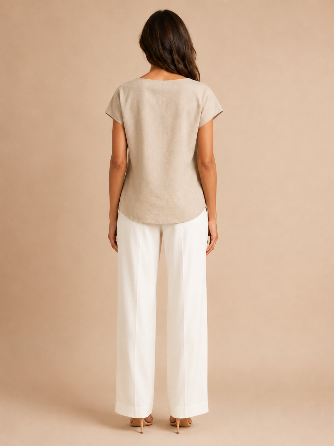 Sorelline - Dames Blouse Met Strikkraag En Losse Pasvorm