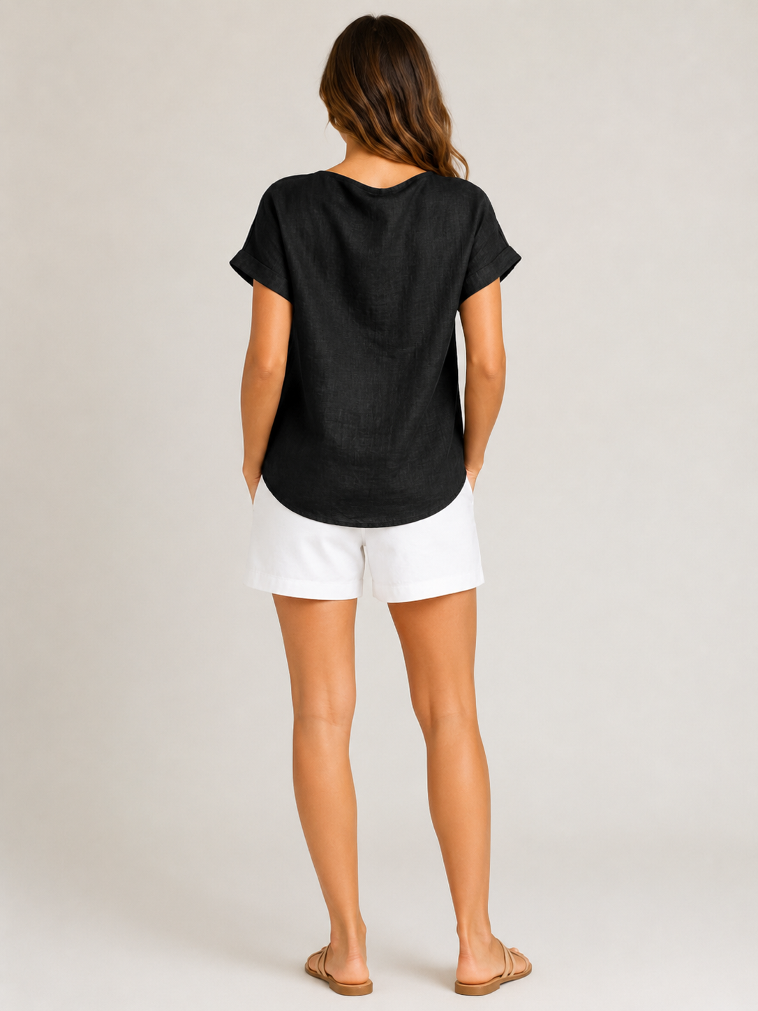 Sorelline - Dames Blouse Met Strikkraag En Losse Pasvorm