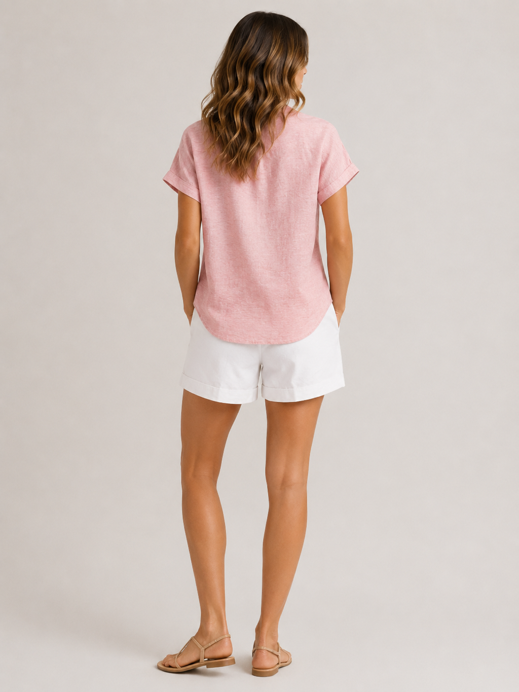 Sorelline - Dames Blouse Met Strikkraag En Losse Pasvorm