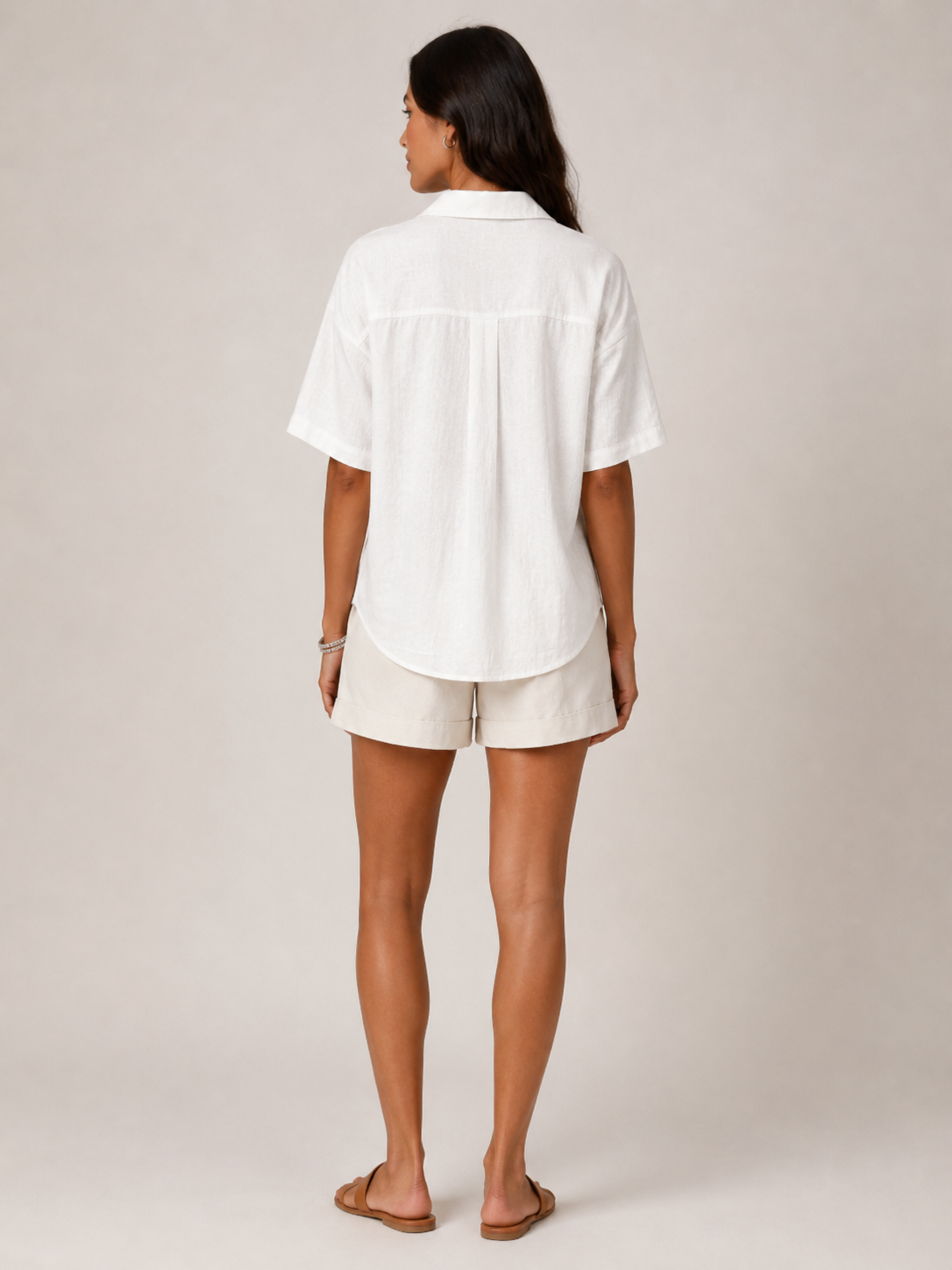 Sérane - Dames Blouse Met Kraag En Knoopsluiting