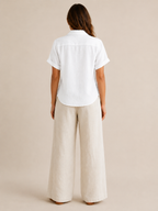 Saphéline - Dames Blouse Met Kraag En Knoopsluiting
