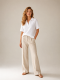 Saphéora - Dames Blouse Met Polokraag En Wafelstructuur