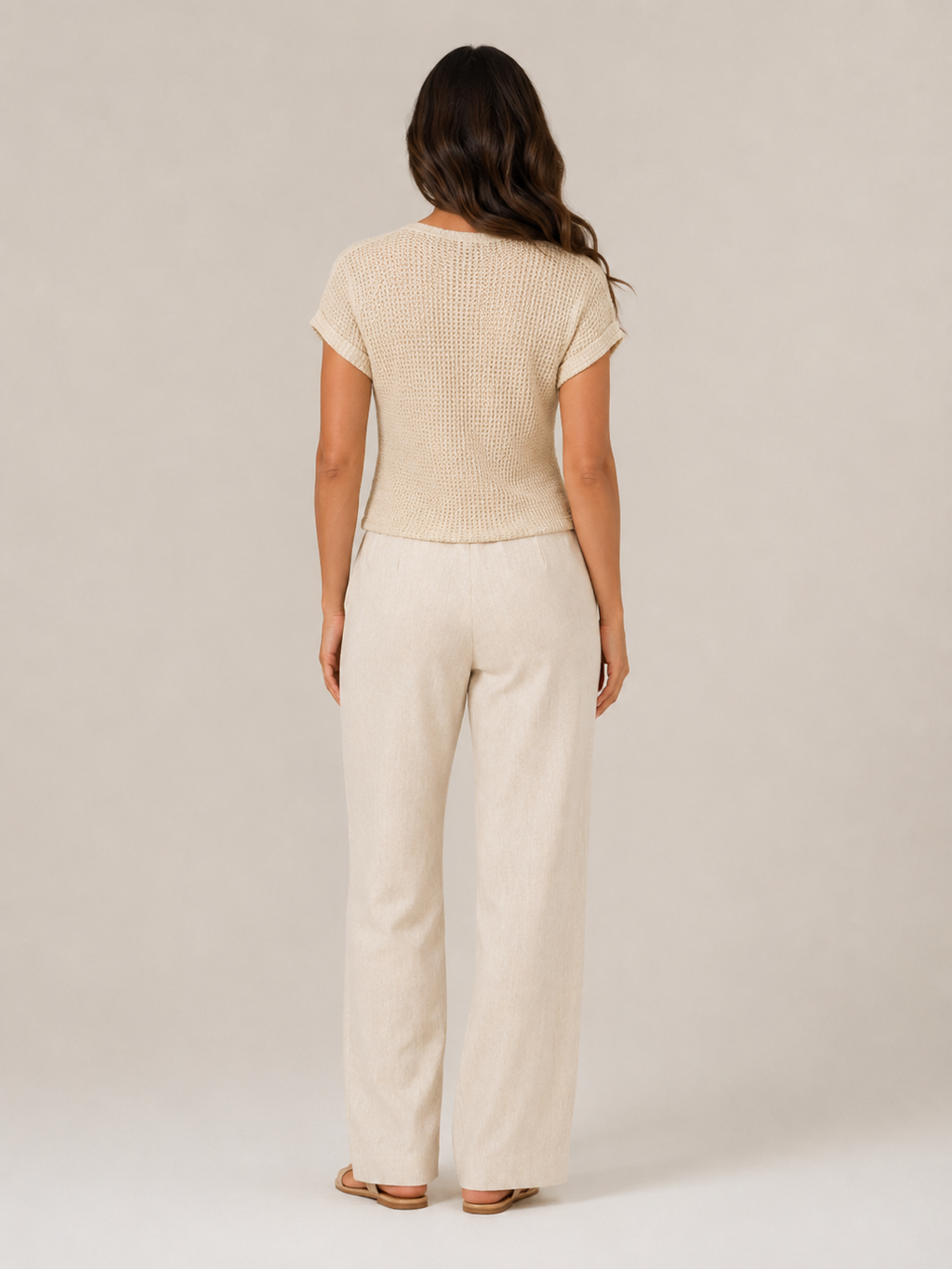 Sorelyne - Dames Top Met Gehaakte Look En Opengewerkte Halslijn