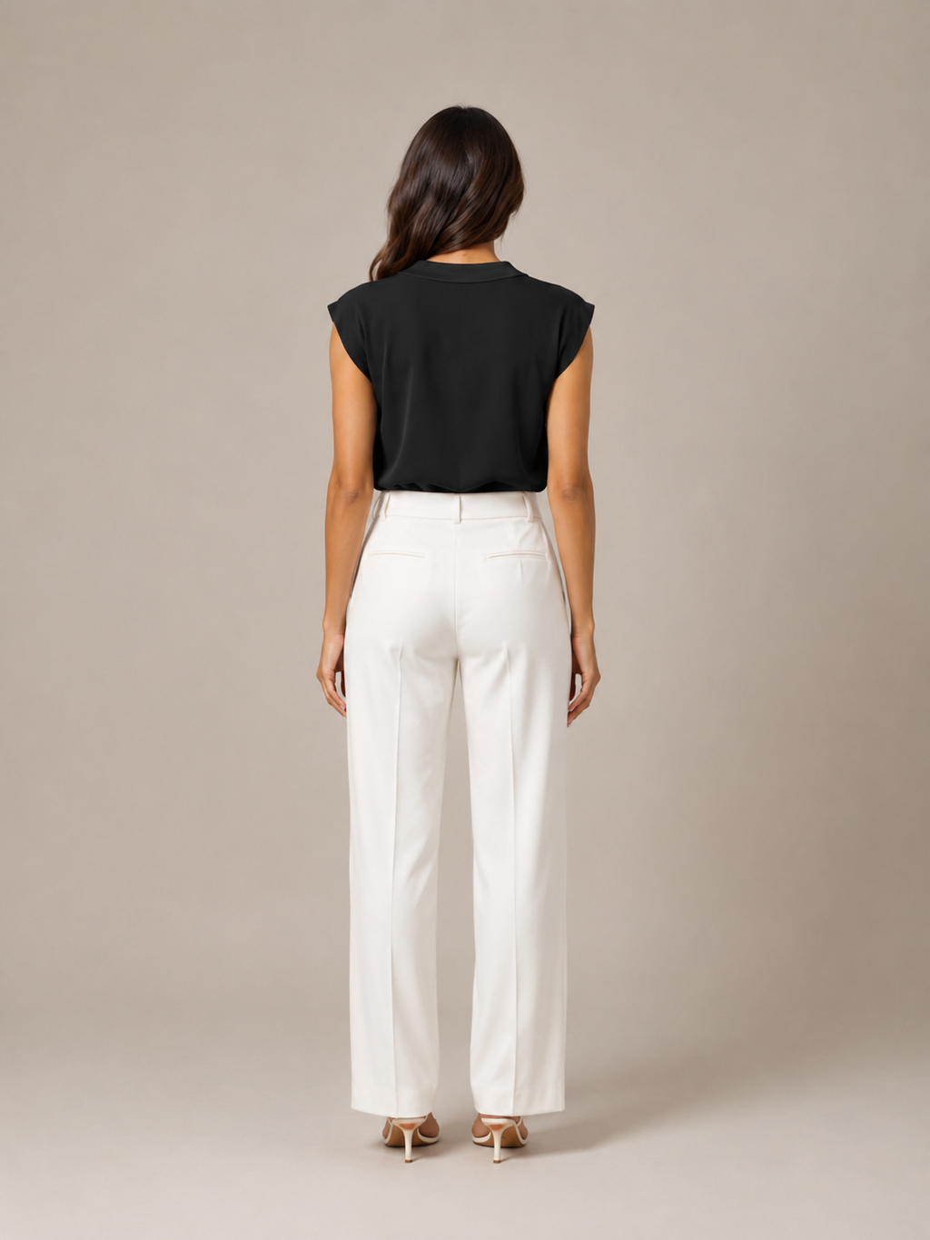 Sélisande - Dames Blouse Met V-hals En Korte Mouwen