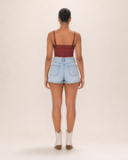 Jolien - Mesh Bustier Top Met Beugelcups En Verstelbare Bandjes