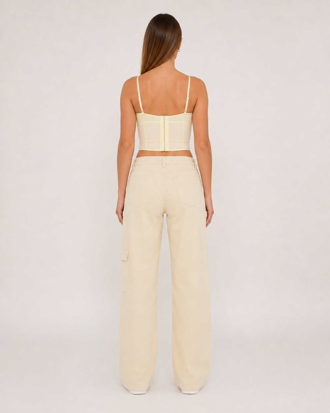 Jolien - Mesh Bustier Top Met Beugelcups En Verstelbare Bandjes