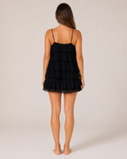 Franca - One-shoulder Mini-jurk Met Strikdetail En A-lijn Rok