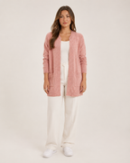 Elise - Wollen Dames Vest Met Stippenprint En Ronde Hals