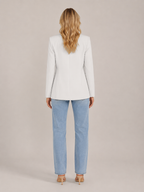 Solmélia - Dames Blazer Met Eén Knoop En Klepzakken