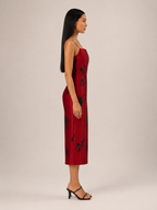 Tiara - Retro Midi-Jurk Met Bloemenprint