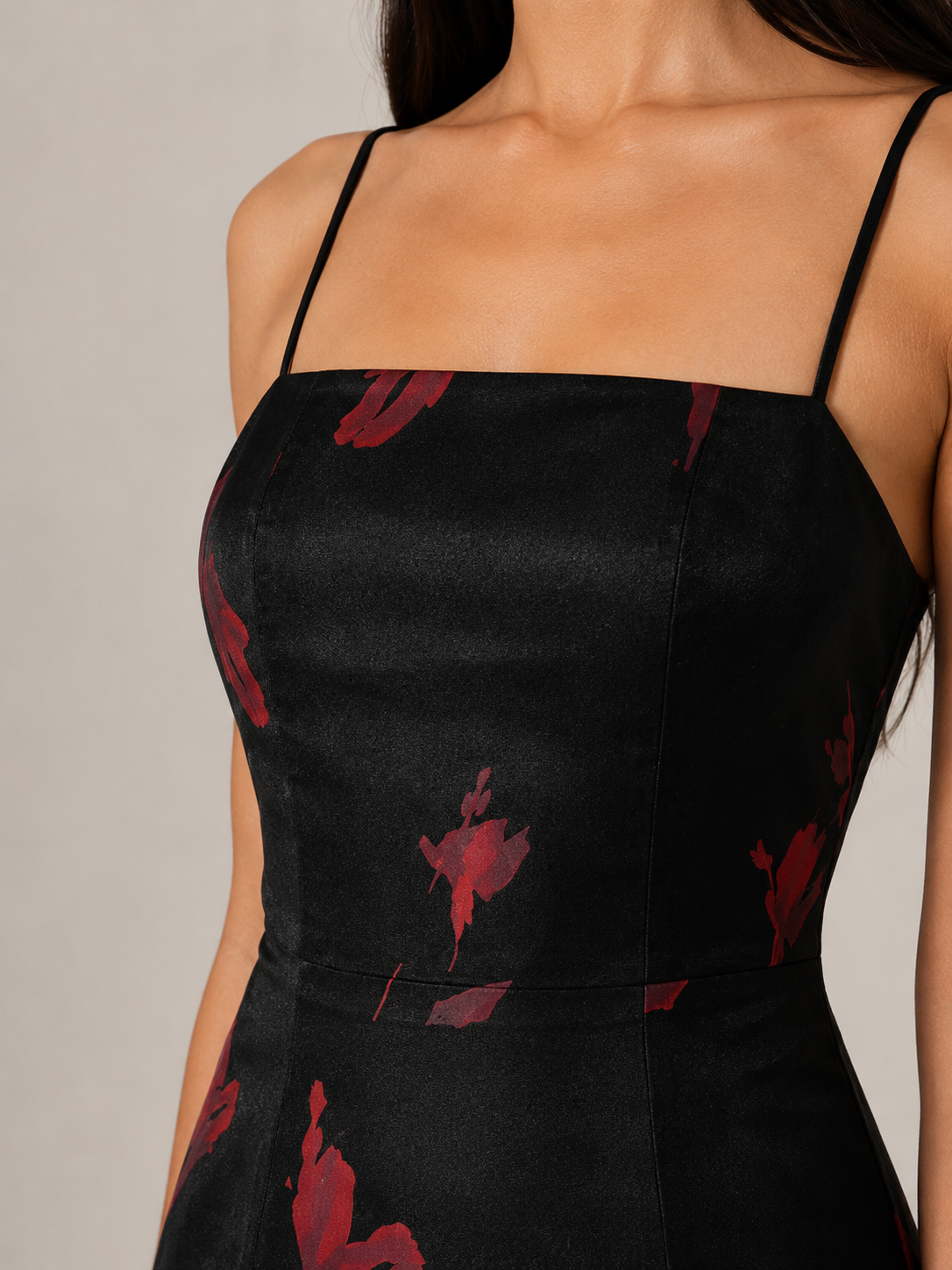 Tiara - Retro Midi-Jurk Met Bloemenprint