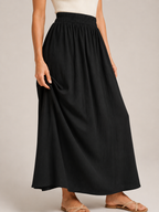 Tarelia - Dames Culotte Met Elastische Taille En Wijde Pijpen