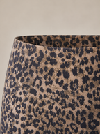Penina - Dames Mini-rok Met Wildcat Taupe Luipaard En Lage Taille