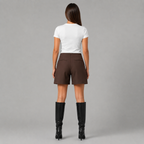 Prue - Dames Skort Met Glanzende Afwerking En Binnenbroekje
