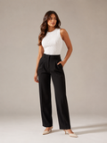 Piera - Dames Rib Tanktop Met Slim Fit Pasvorm