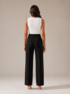 Piera - Dames Rib Tanktop Met Slim Fit Pasvorm
