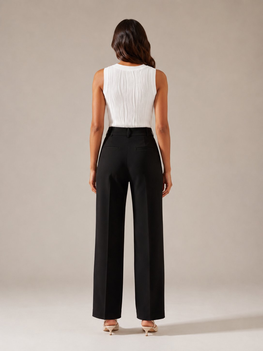 Piera - Dames Rib Tanktop Met Slim Fit Pasvorm