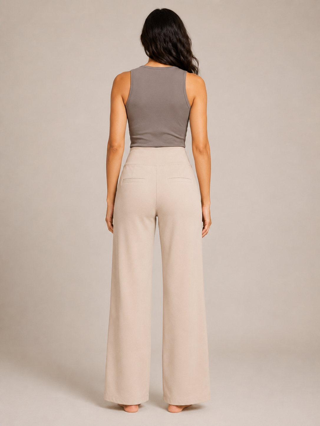 Pravina - Dames Comfortbroek Met Stretch En Brede Tailleband