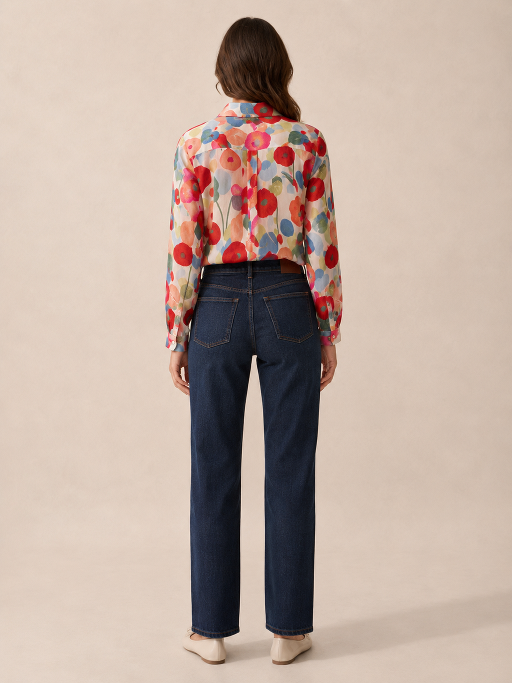 Pavita - Dames Blouse Met Bloemenprint En Knoopsluiting
