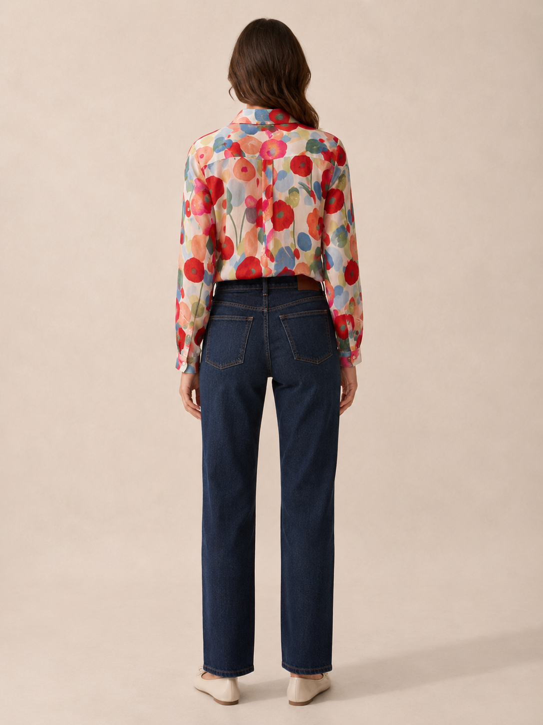 Pavita - Dames Blouse Met Bloemenprint En Knoopsluiting