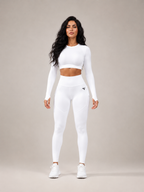 Tulena - Dames Fitnesslegging Met Hoge Taille En Klepzakken