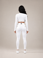 Tulena - Dames Fitnesslegging Met Hoge Taille En Klepzakken