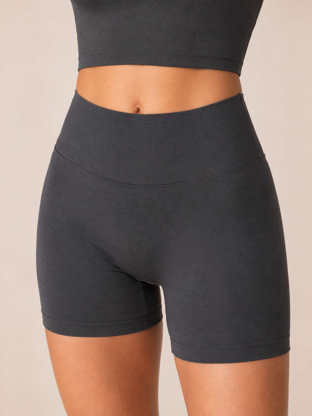 Themis - Naadloze Dames Sportset Met Crop Top En High-Waist Legging