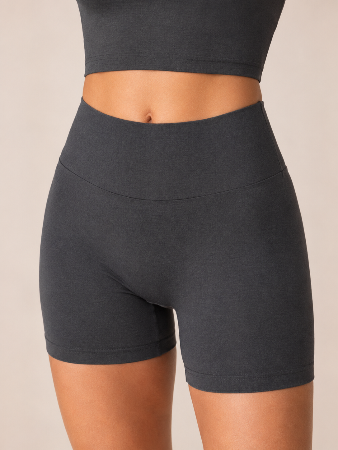 Themis - Naadloze Dames Sportset Met Crop Top En High-Waist Legging