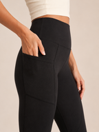 Tahlia - Dames Yogalegging Met Hoge Taille En Zijzakken