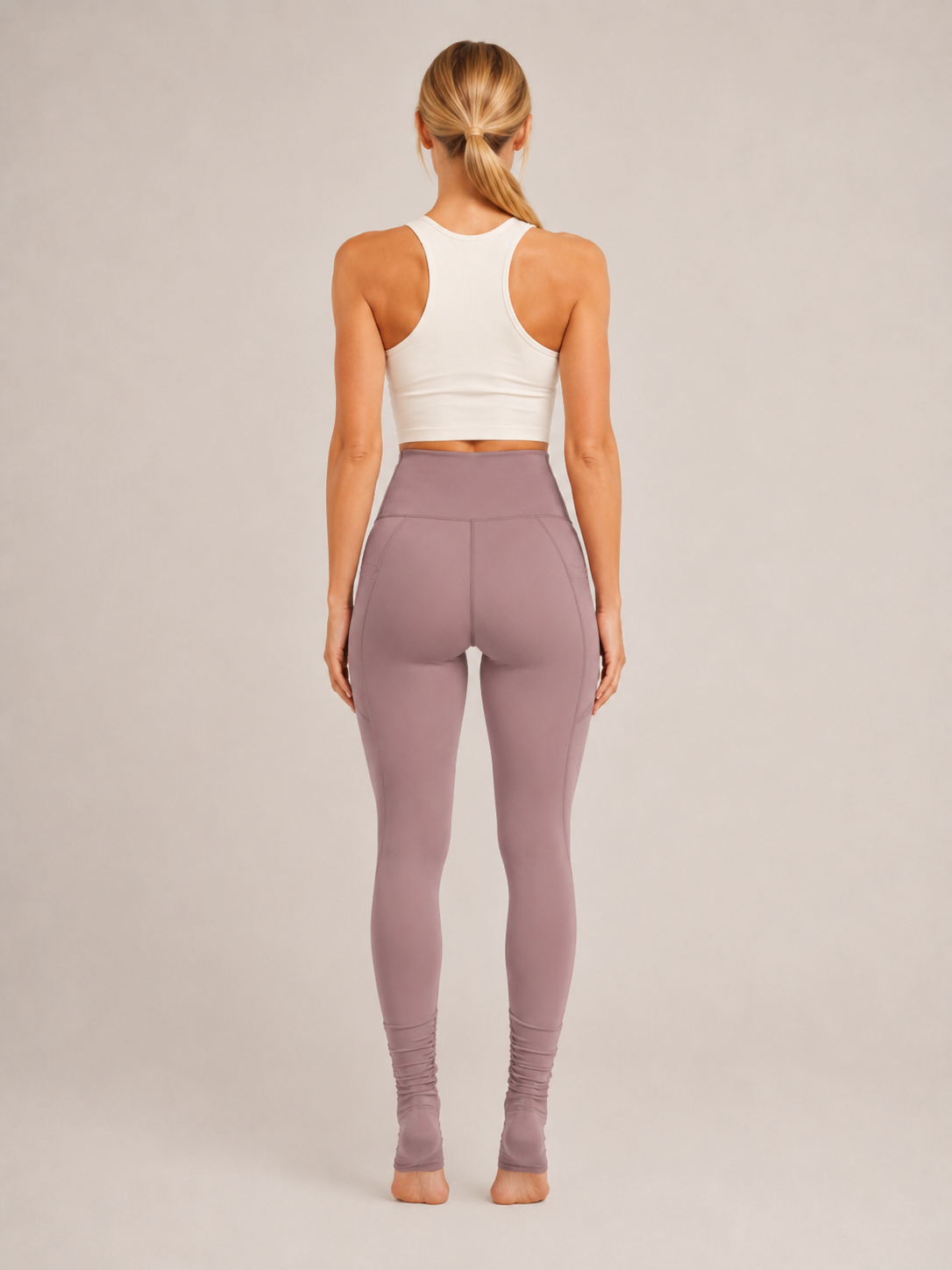 Tahlia - Dames Yogalegging Met Hoge Taille En Zijzakken