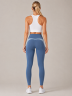 Tunaya - Dames Yogalegging Met Hoge Taille En Contrasterende Zijpanelen