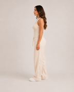 Kavelle - Mouwloze Ribtop Met Ronde Hals