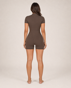 Kinsley - Naadloze Sport Jumpsuit Met Rits