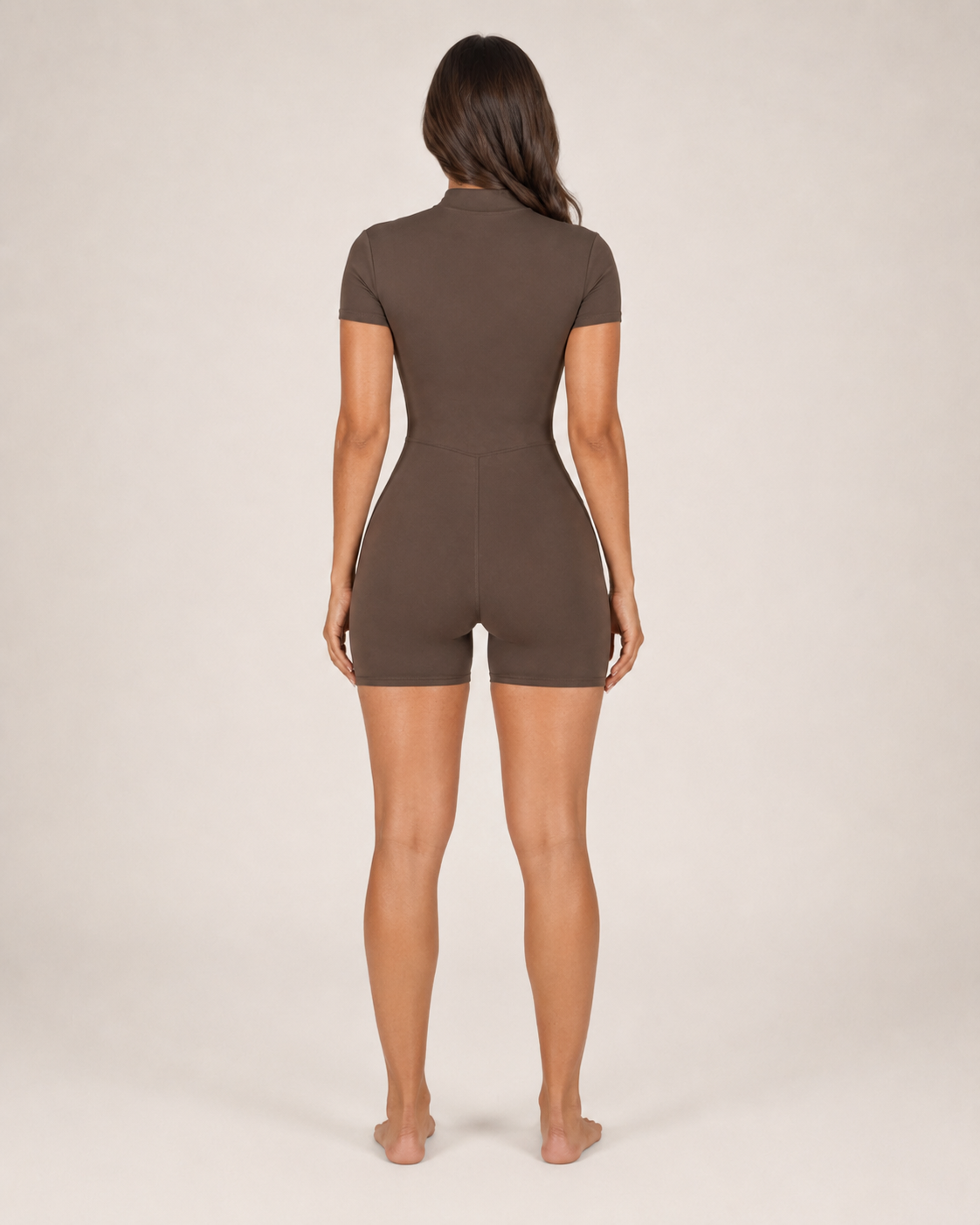 Kinsley - Naadloze Sport Jumpsuit Met Rits